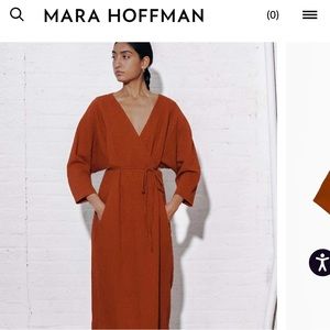 Mara Hoffman Tiffany dress in rust